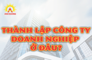 Thành lập công ty ở đâu?