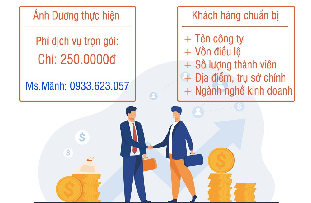 dịch vụ thành lập công ty tnhh 2 thành viên trở lên